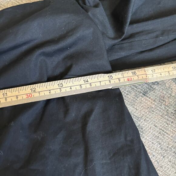 NWOT 1. State Off Shoulder Black Cotton Shift Dress Bubble Sleeve S - Picture 5 of 6